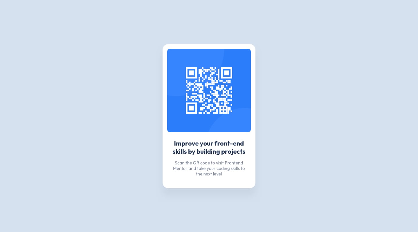 QR code card